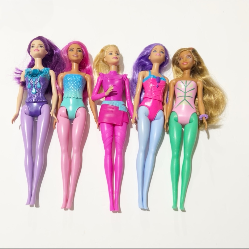 Colorful Fashion Dolls Set